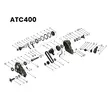 Tiivistesarja ATC400 / ATC500 / ATC700 jakovaihteisto - ATC400 - SP00745-r - 2