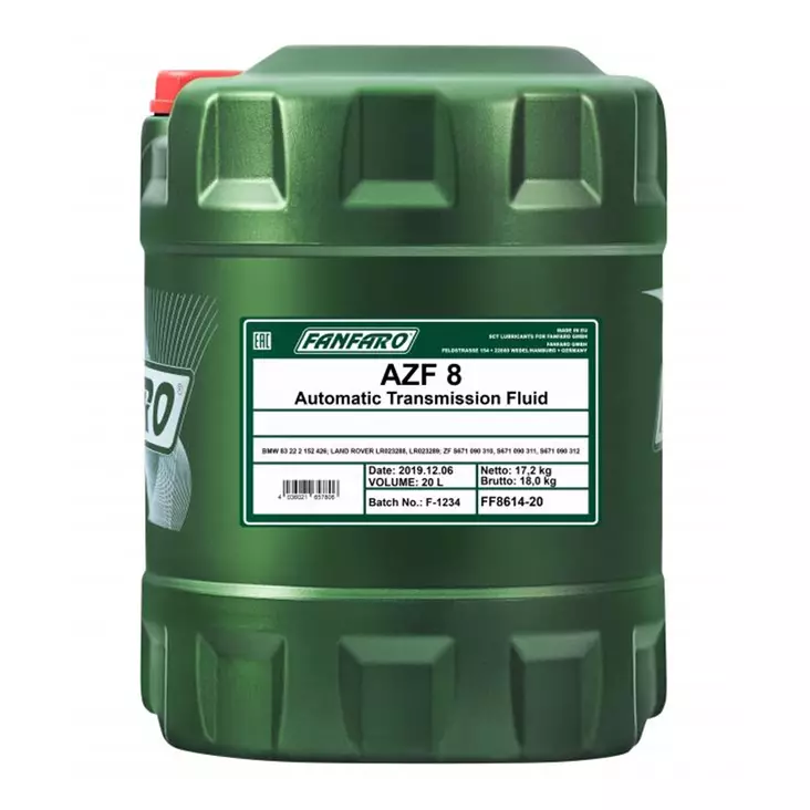 Automaattivaihteistoöljy AZF 8 Fanfaro 20L - Automaattivaihteistoöljyt - FF8614-020 - 1