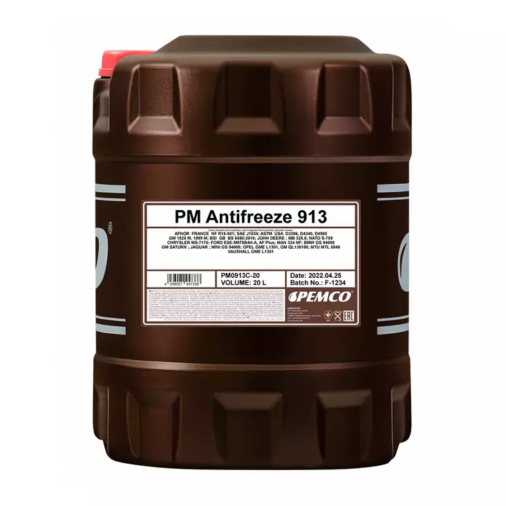 Jäähdytinneste Anti Freeze 913 vihreä tiiviste 20L - Jäähdytinnesteet - PM0913C-020 - 1