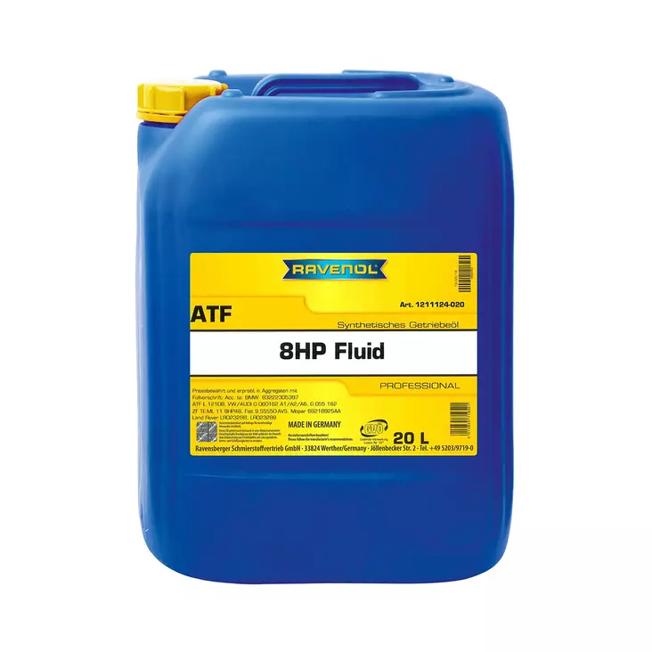 Automaattivaihteistoöljy ATF 8HP Fluid Ravenol 20L - Automaattivaihteistoöljyt - 1211124-020 - 1