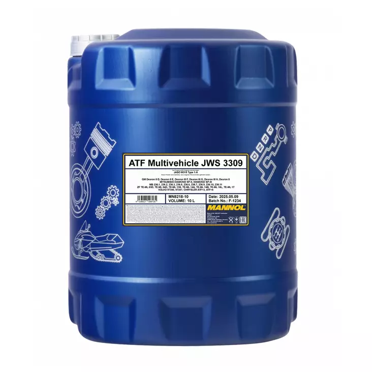 Automatic transmission oil Multivehicle JWS 3309 Mannol 10L - Automatic transmission oils - MN8218-010 - 1