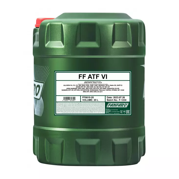 Automatic transmission oil Dexron VI Fanfaro 20L - Automatic transmission oils - FF8615-020 - 1