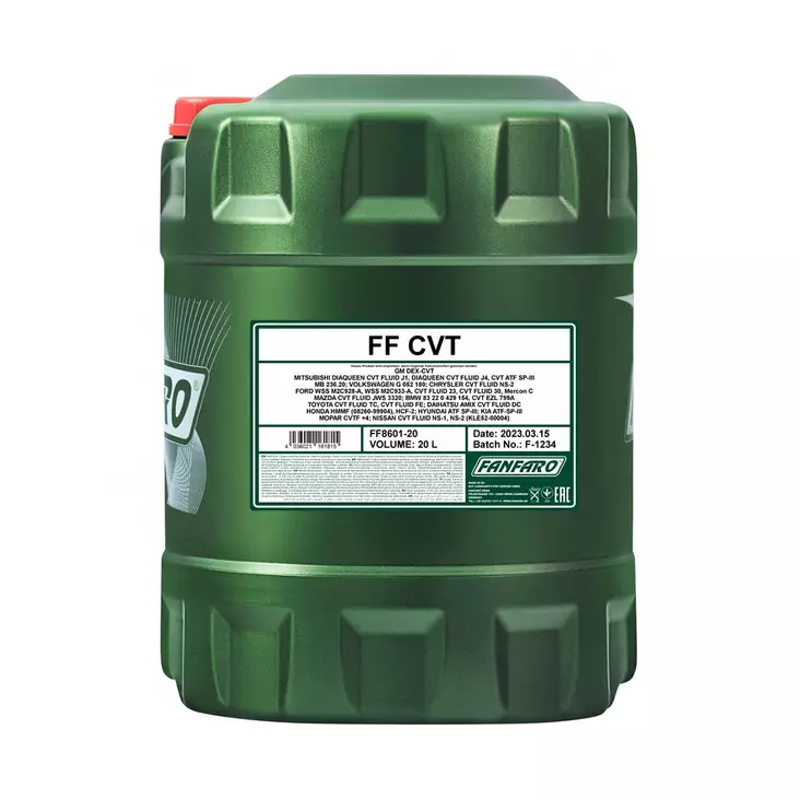 Automaattivaihteistoöljy CVT Fanfaro 20L - CVT vaihteistoöljyt - FF8601-020 - 1