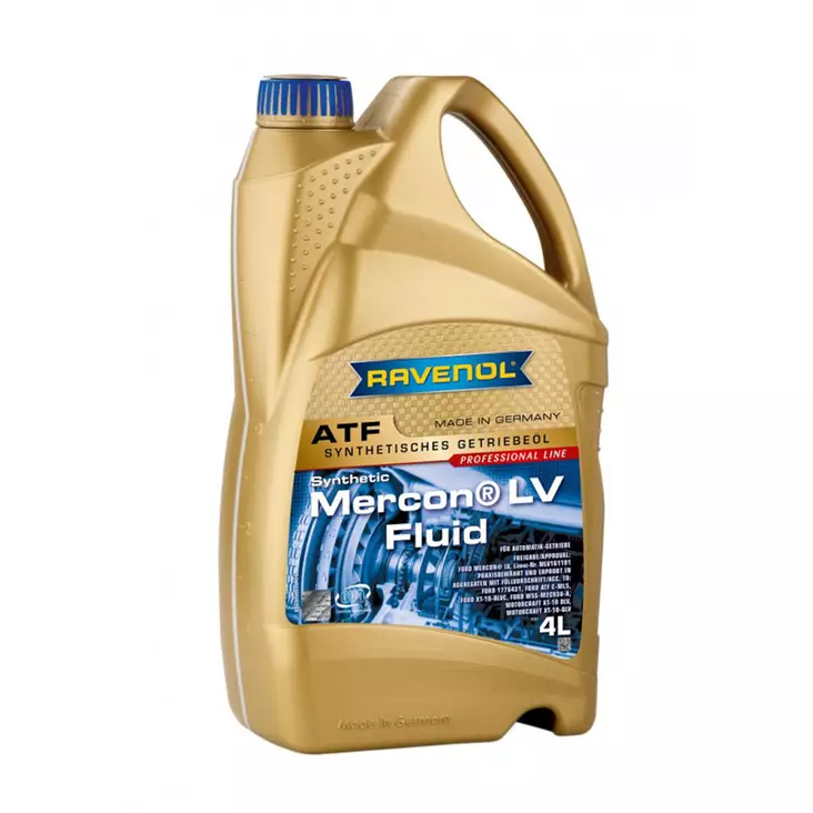 Automaattivaihteistoöljy ATF Mercon LV Fluid Ravenol 4L - Automaattivaihteistoöljyt - 1211137-004 - 1