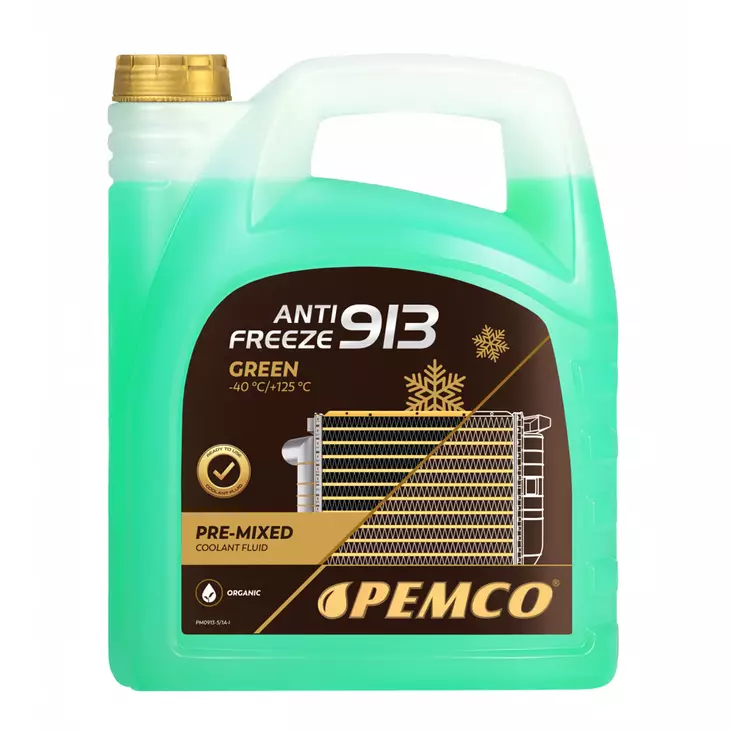 Coolant Anti Freeze 913 green (-40°C) ready-to-use 5L - Coolants - PM0913-005 - 1
